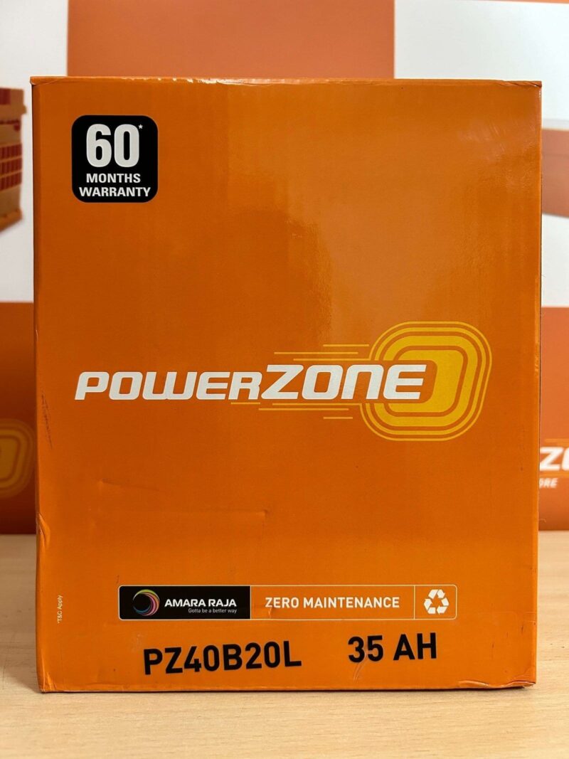 POWERZONE Automotive Battery - PZ40B20L (APZ-60-0PZ40B20L)